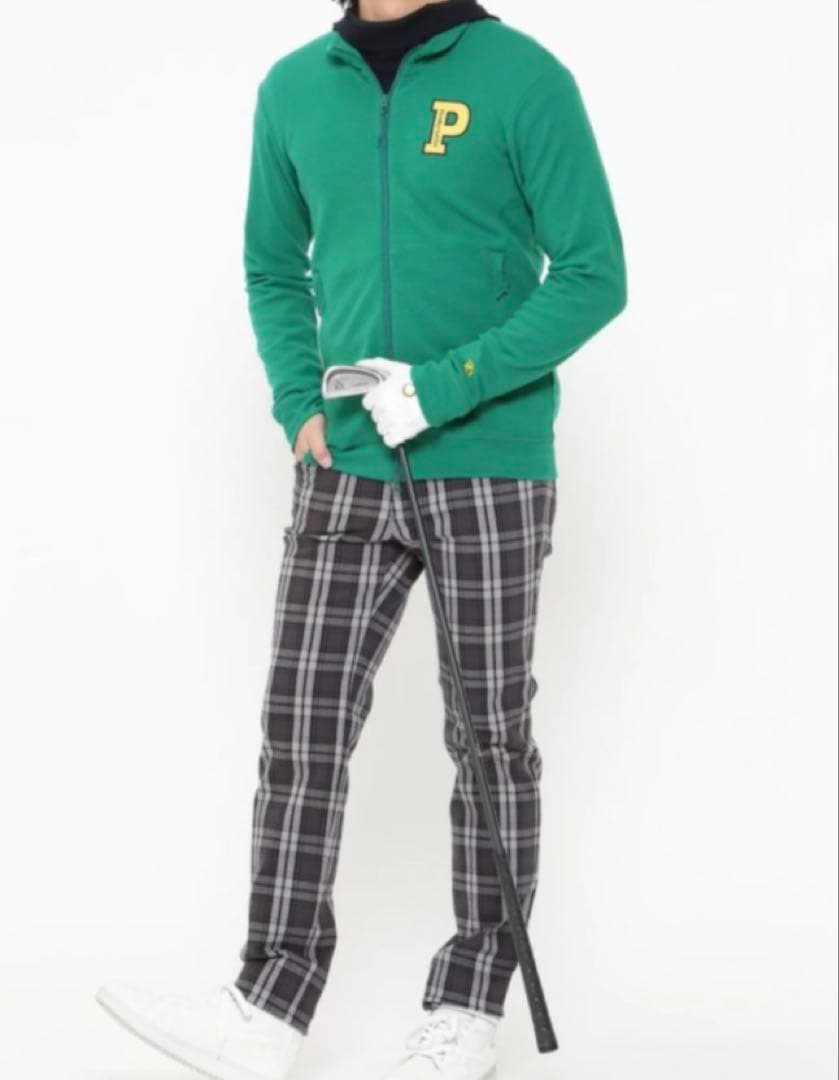 新品 パーリーゲイツ プレミアムウォームポップコーン ブルゾン(6)サイズLL緑