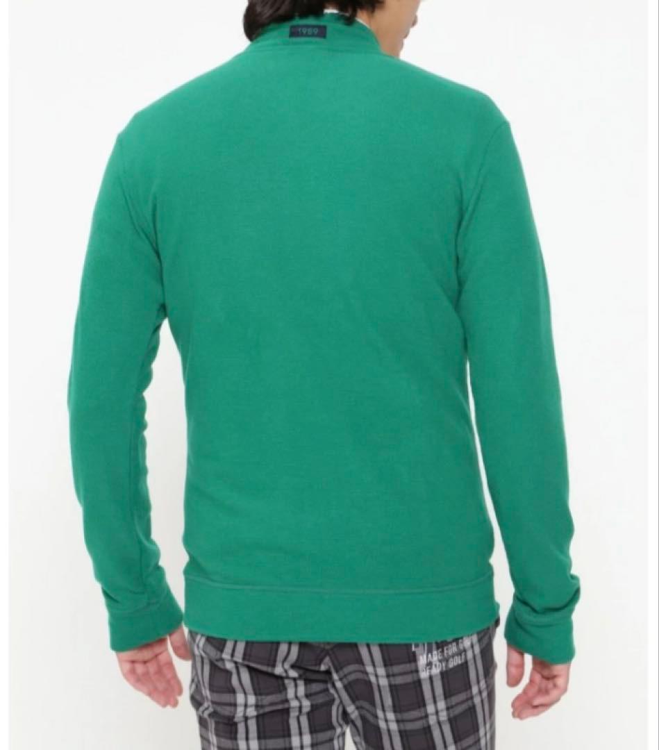 新品 パーリーゲイツ プレミアムウォームポップコーン ブルゾン(6)サイズLL緑