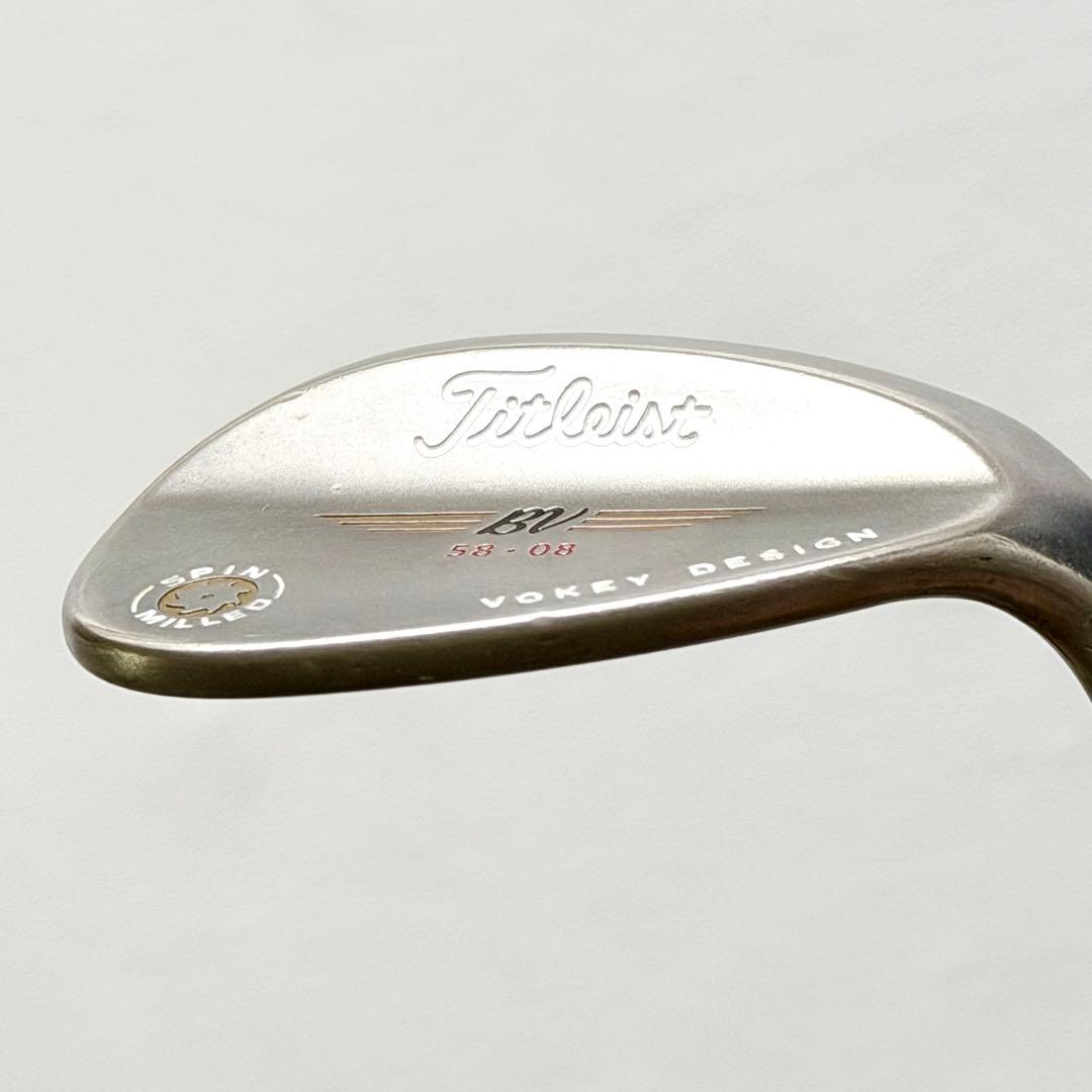 ボーケイ デザイン スピン ミルド C•C 58度 ウェッジ ゴールドニッケル