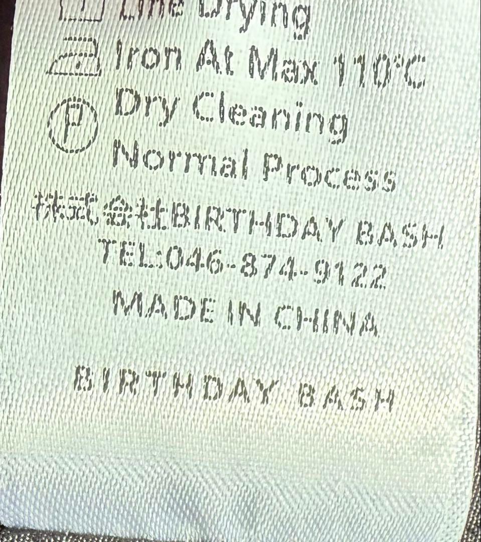 トップス birthday bash TWEED V NECK FRINGE VEST