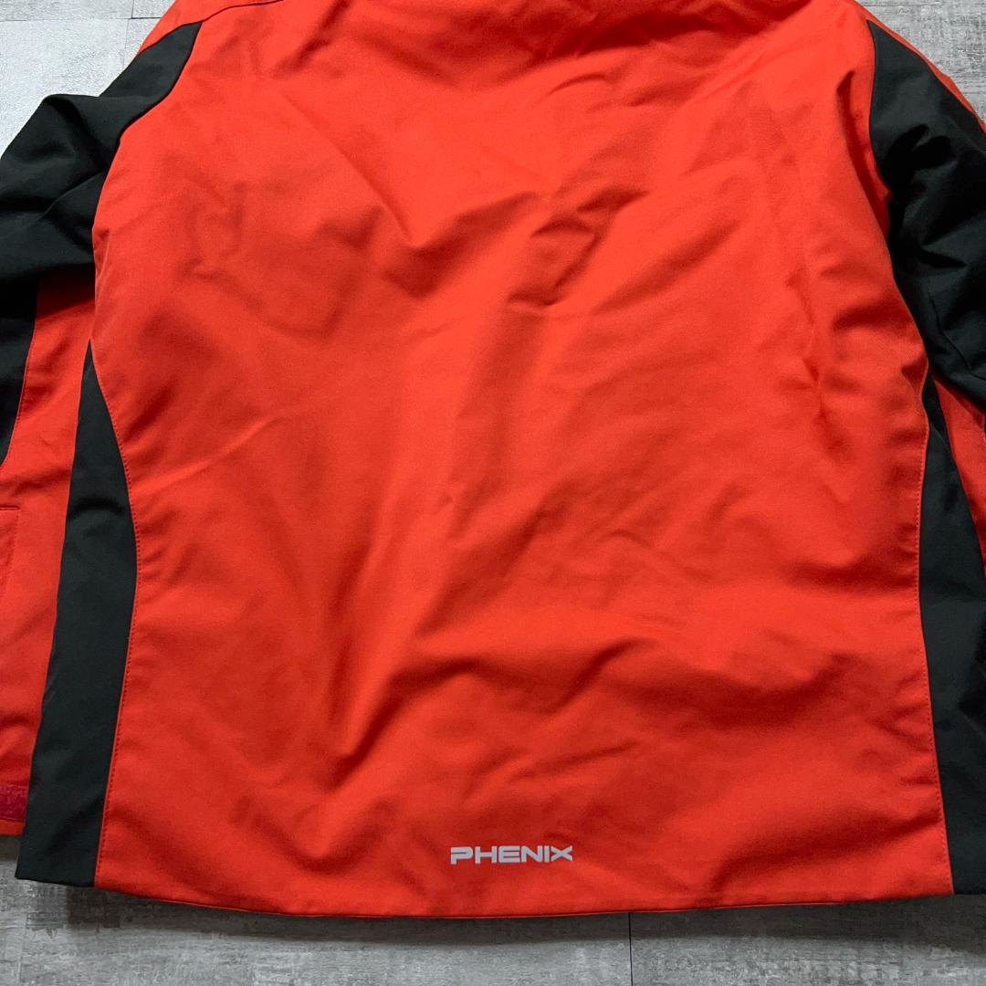 近年モデル Phenix フェニックス スキーウェア 赤×黒 150cm 袖ロゴ