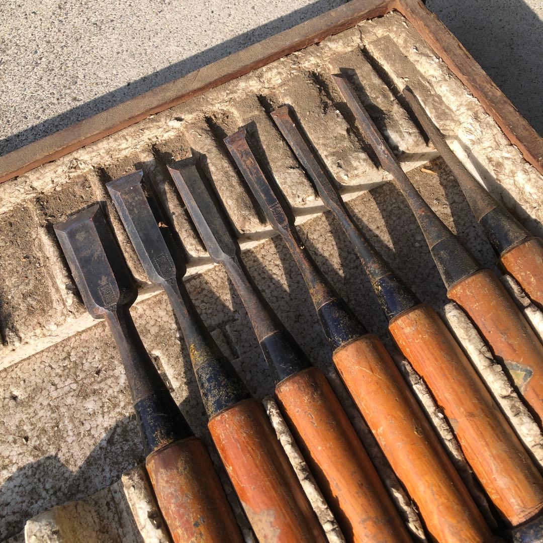 ノミ　中古 まとめて 7本 大工道具