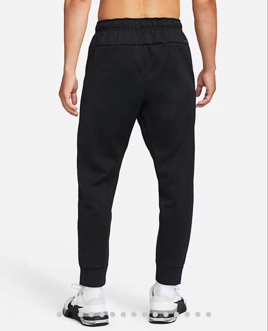 NIKE ジャージパンツ　テーパードパンツ　裏起毛　サーマフィット　黒　XL新品