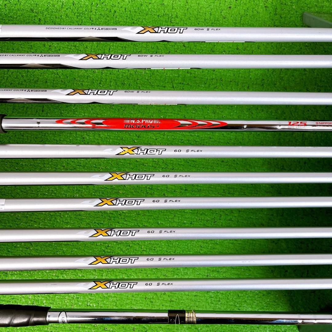 メンズ キャロウェイ エックスホット ゴルフクラブセット 右打ち 11本 初心者
