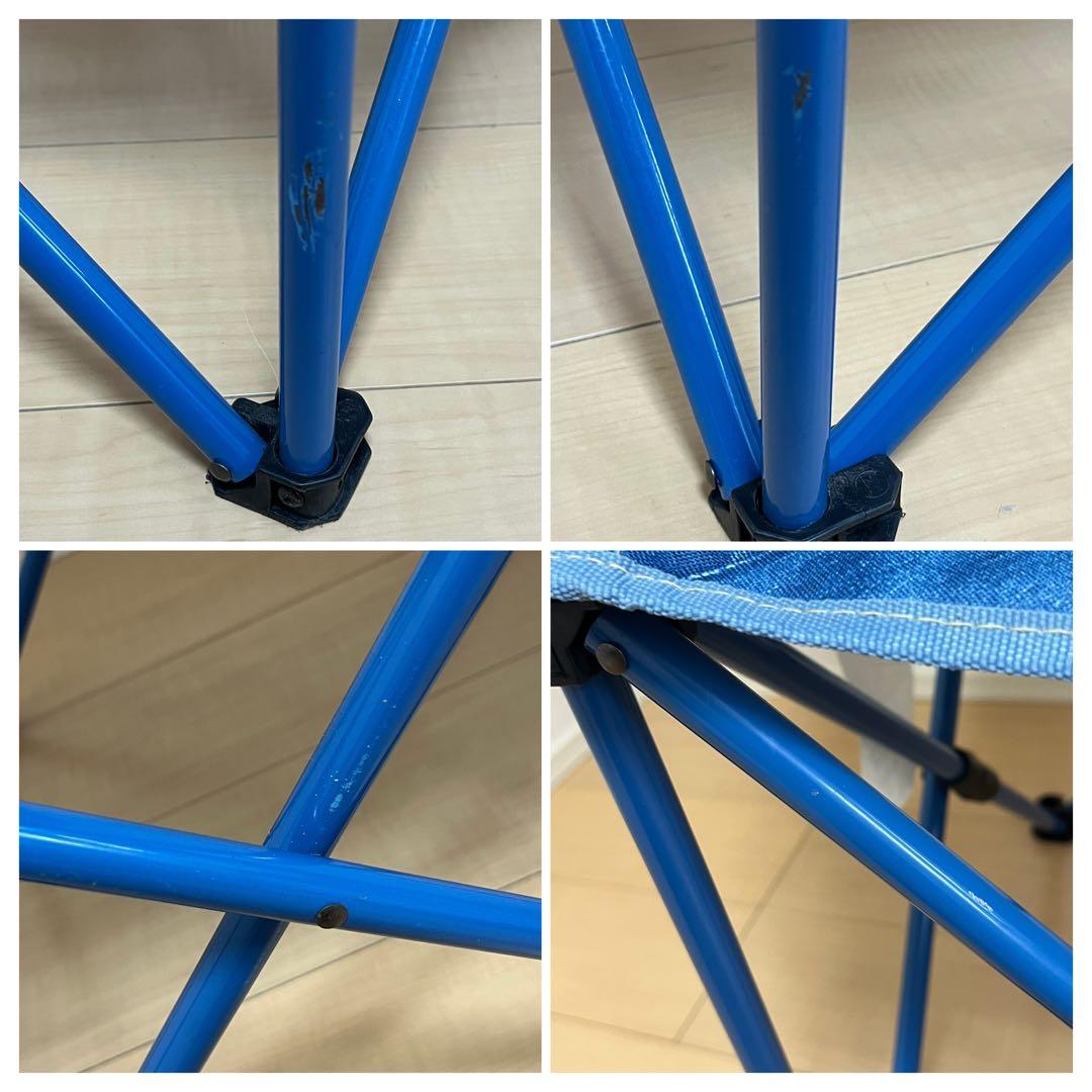 【廃盤】Coleman デニム風 コンパクト リゾートチェア ２脚セット イス