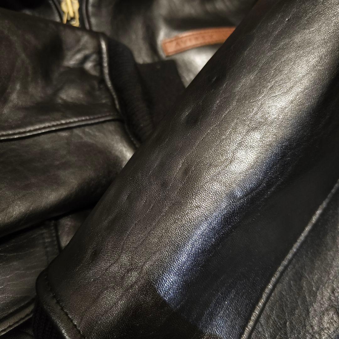 チ*ン様 90s 00s AVIREX G-1 レザー フライトジャケット 胸タ