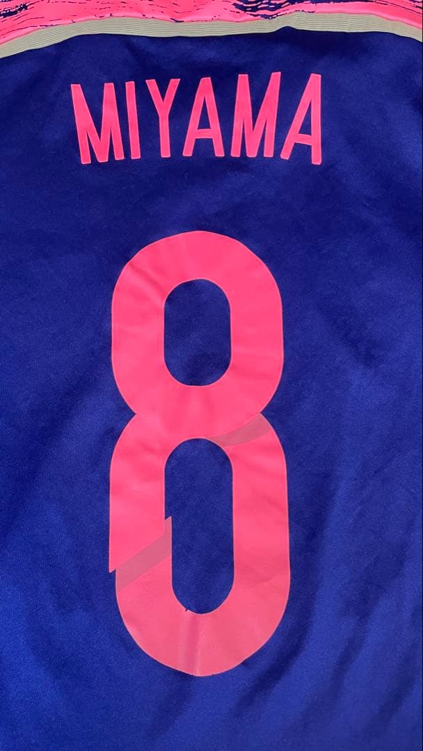 【正規・超希少】2011年W杯優勝パッチ 宮間あや #8 日本代表準優勝ユニ・L