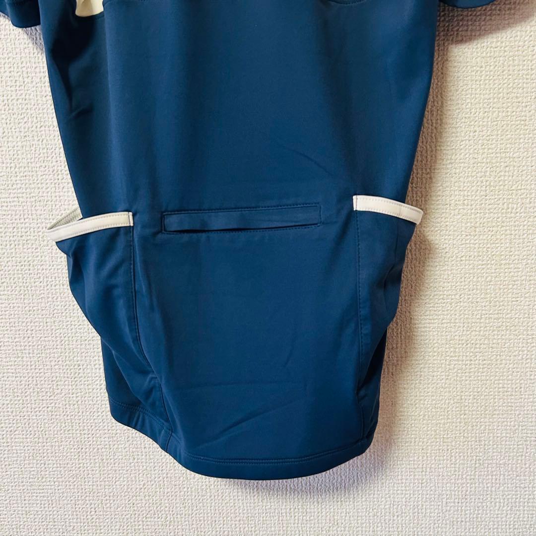 ■新品■ おまけ付　カペルミュール　サイクルジャージ Mサイズ 半袖　ネイビー