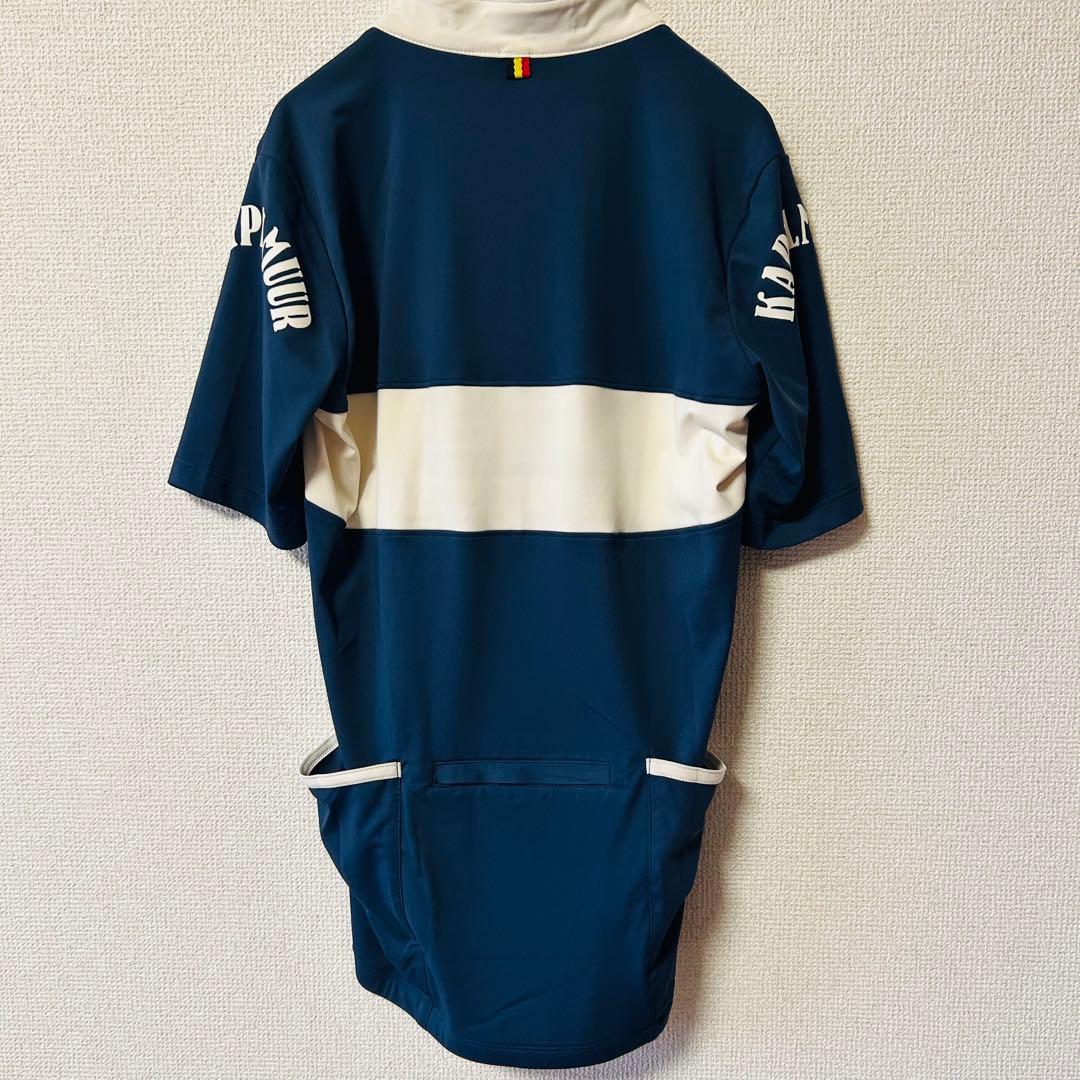 ■新品■ おまけ付　カペルミュール　サイクルジャージ Mサイズ 半袖　ネイビー