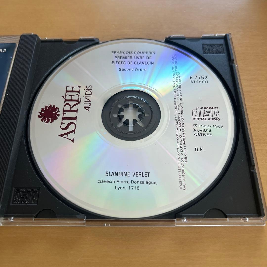 廃盤CD4枚ブランディーヌ・ヴェルレ　クープラン/クラヴサン曲集ASTREE盤