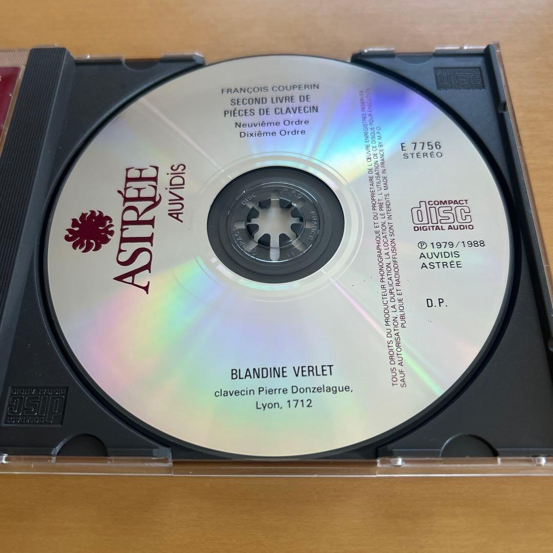 廃盤CD4枚ブランディーヌ・ヴェルレ　クープラン/クラヴサン曲集ASTREE盤