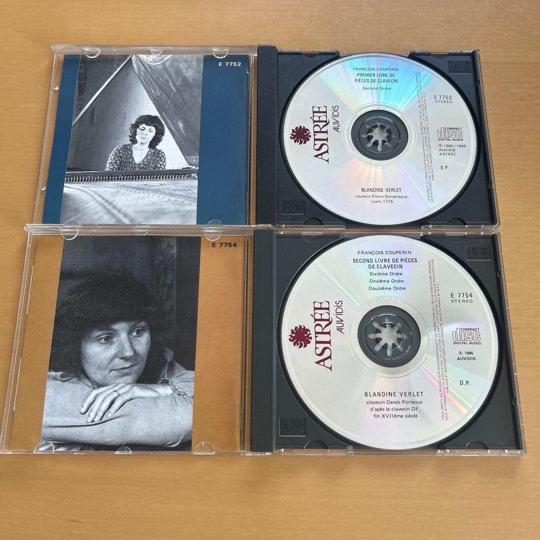 廃盤CD4枚ブランディーヌ・ヴェルレ　クープラン/クラヴサン曲集ASTREE盤