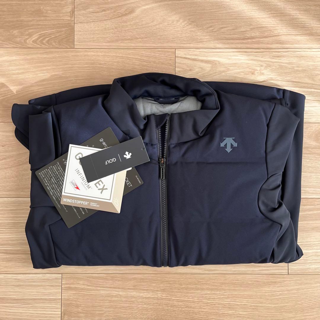 新品未使用 定価以下デサントゴルフ フルジップハイブリッドダウンジャケット