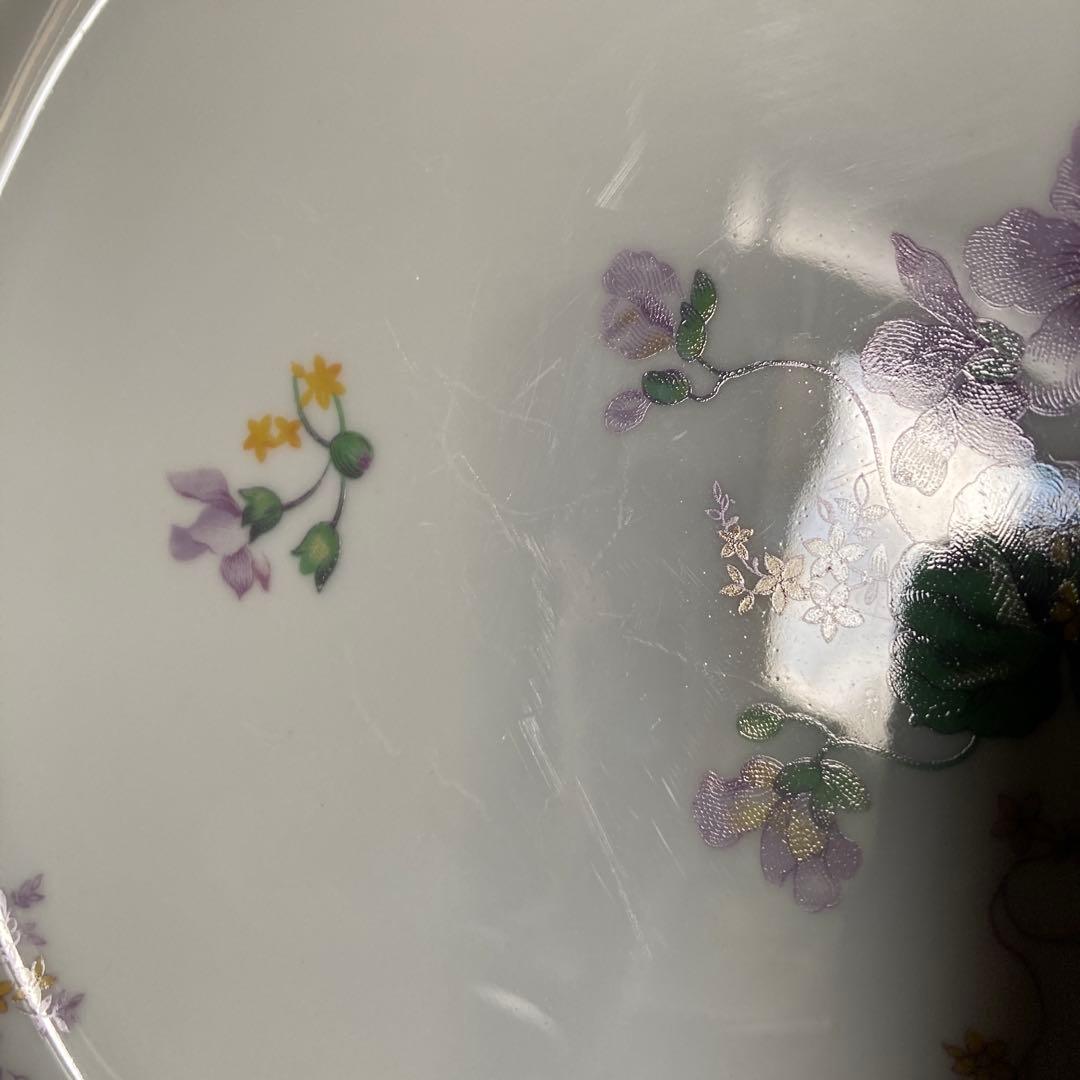 ワンランク上ヴィンテージリモージュ B&Co窯 バーナード 大皿4枚24×2cm