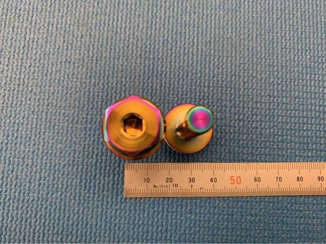 BMX用チタンハブボルト 3/8-24TPI