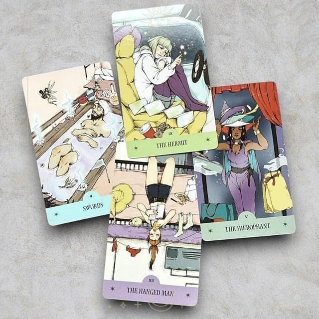 ★正規品タロットカード★キュート×現代的✨幸運や奇跡の内なる魔法を見つけるデッキ