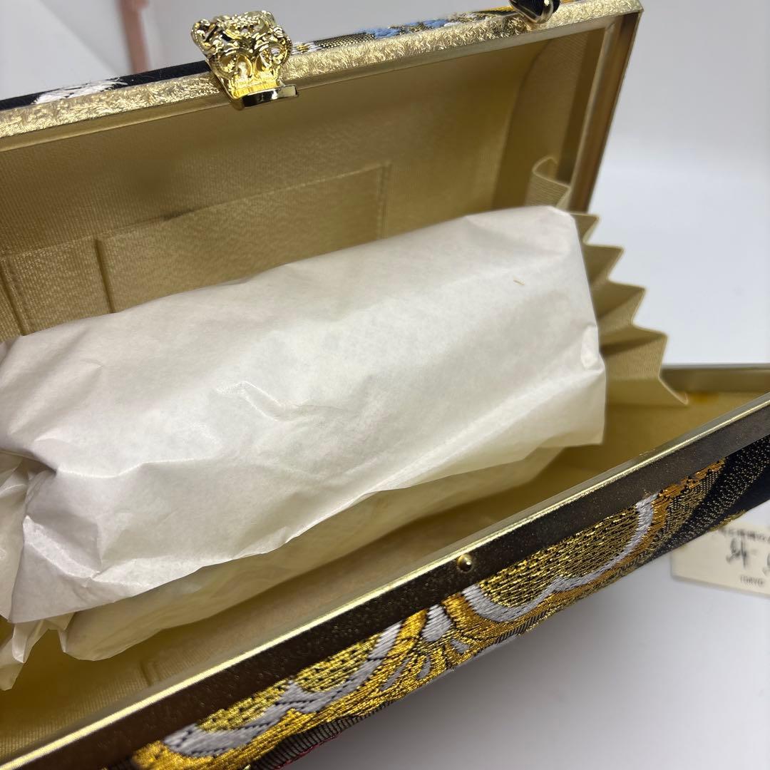 紗織　正絹西陣織　成人式・卒業式・礼装用　草履バッグセット　パールトーン加工