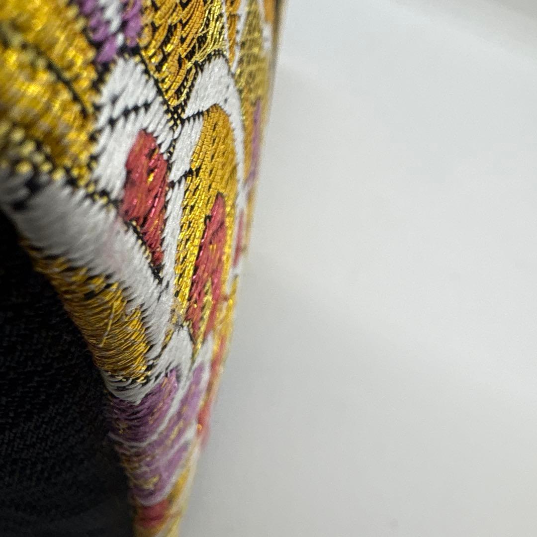 紗織　正絹西陣織　成人式・卒業式・礼装用　草履バッグセット　パールトーン加工