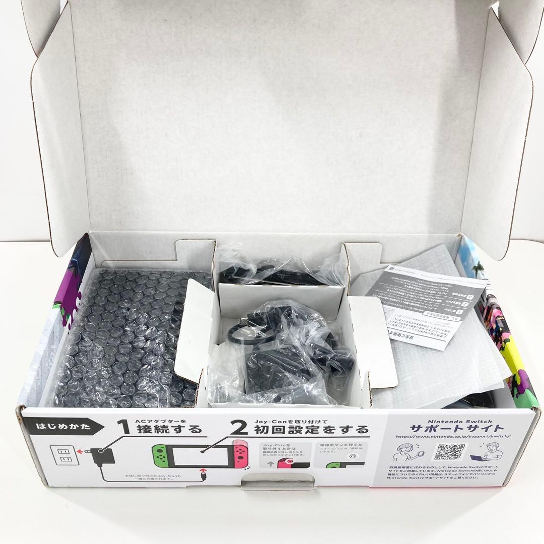 Switch 本体 スプラトゥーン2セット 動作品 ジョイコン無