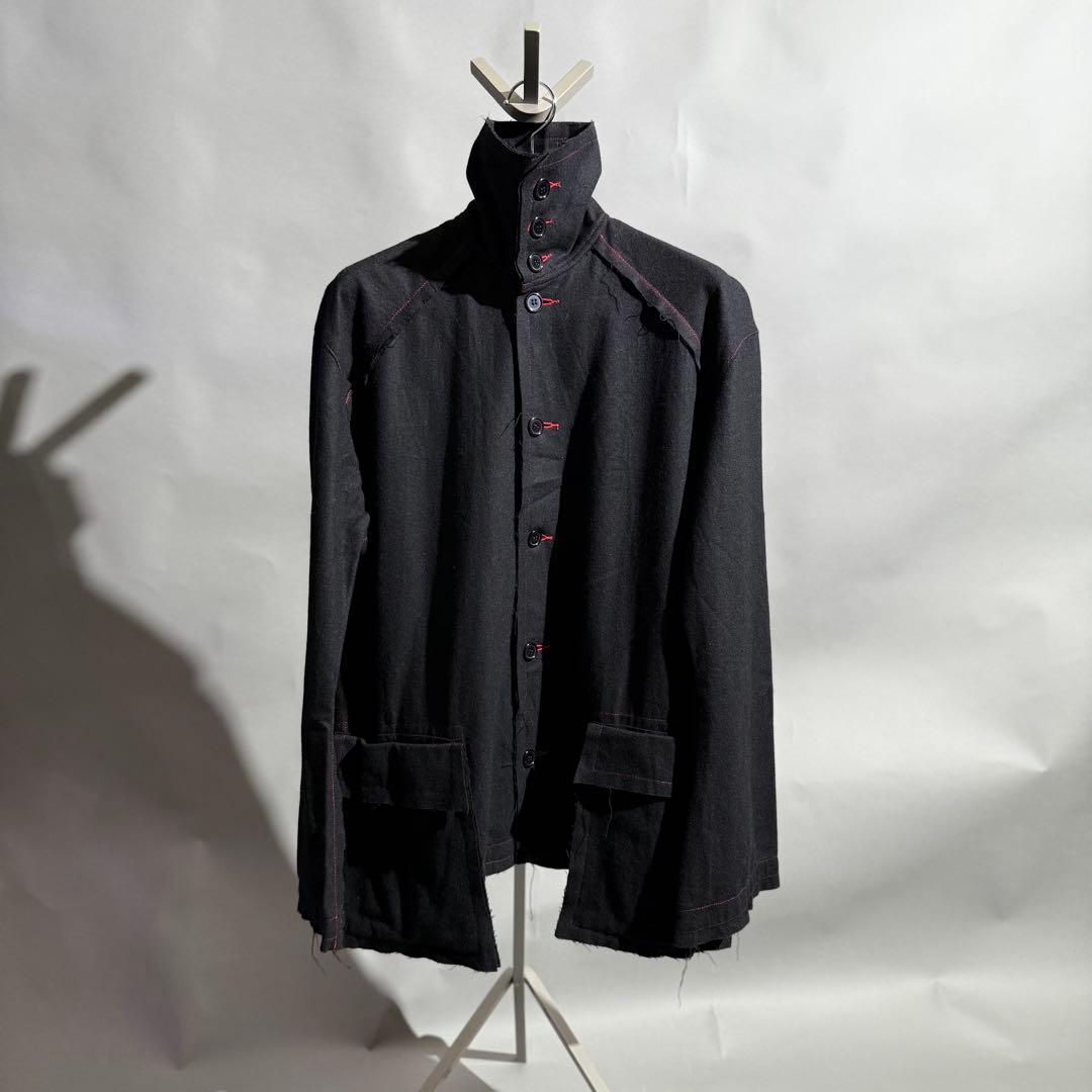 極美品 h.ANARCHY インサイドアウトウールギャバジンジャケット フリー