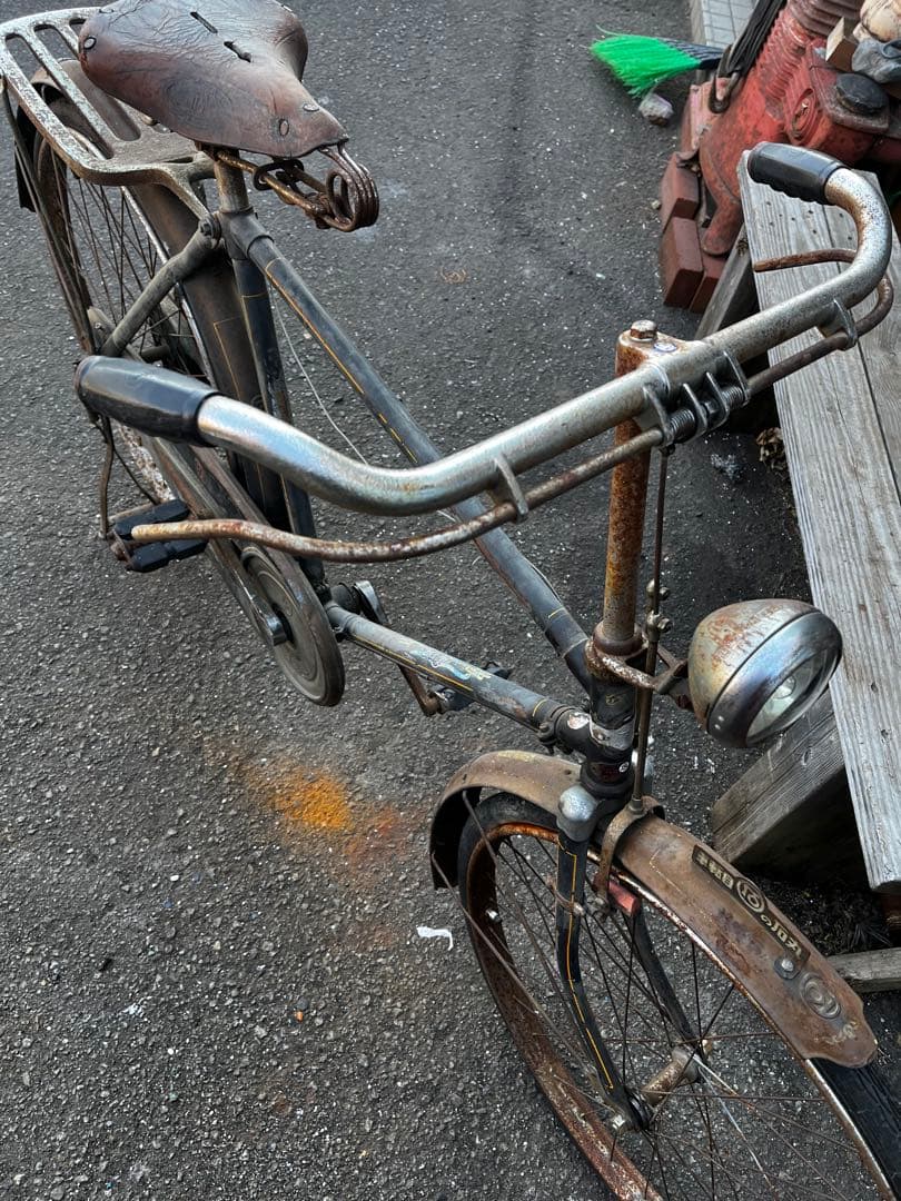 丸石自転車、昭和レトロ丸石自転車、レトロ運搬車、自転車運搬車、丸石自転車運搬車