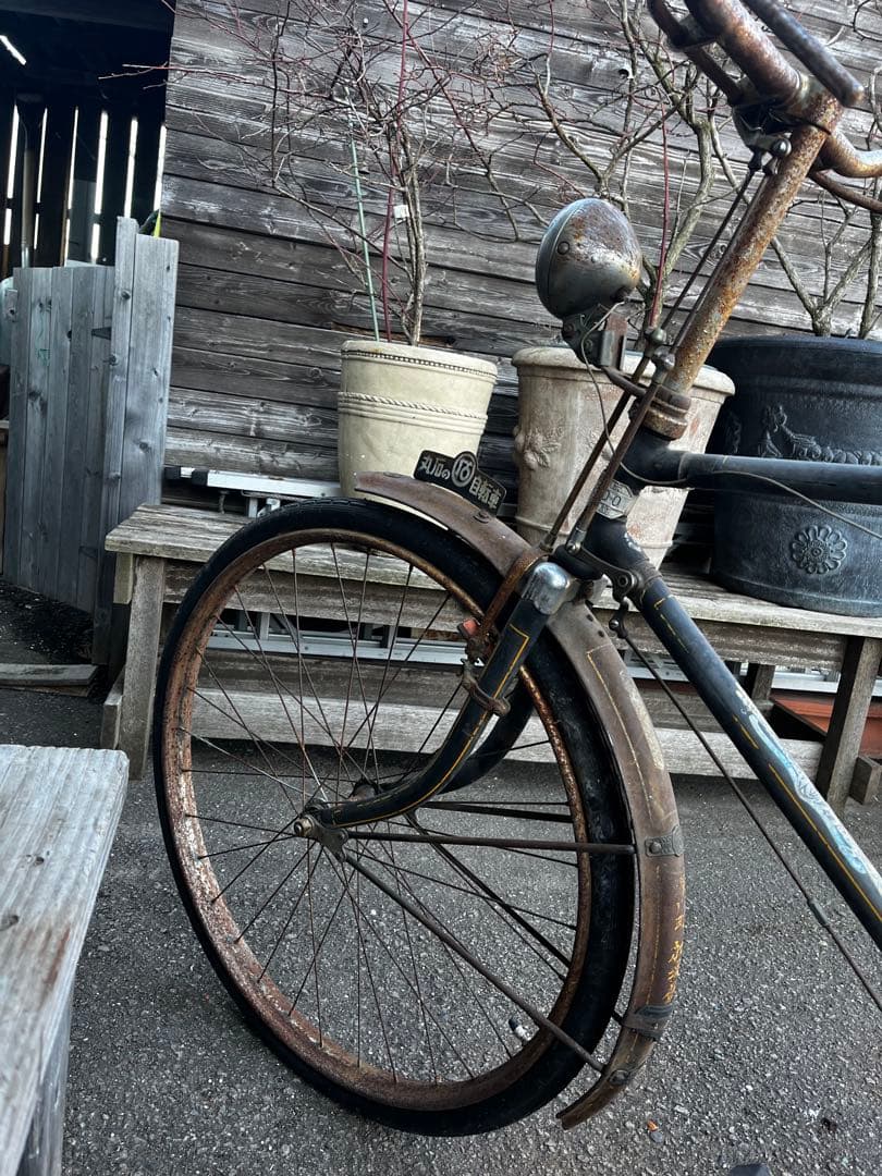 丸石自転車、昭和レトロ丸石自転車、レトロ運搬車、自転車運搬車、丸石自転車運搬車