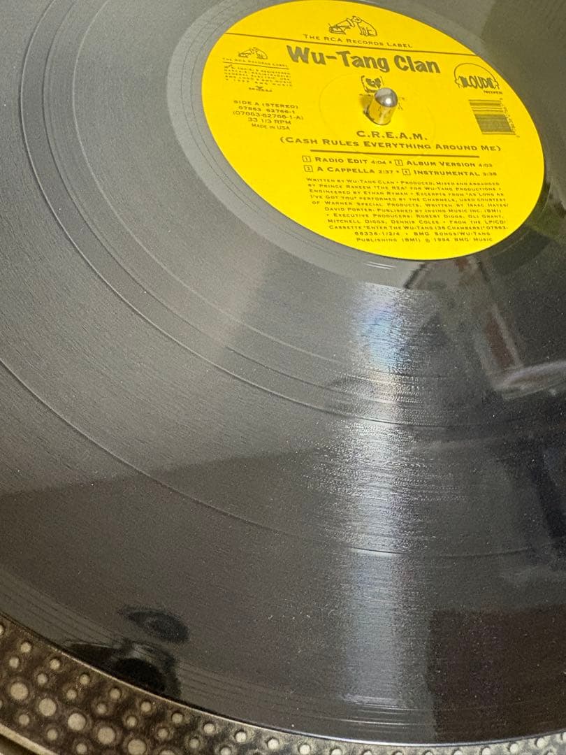 wu-tang clan cream 12インチ レコード　ウータンクラン