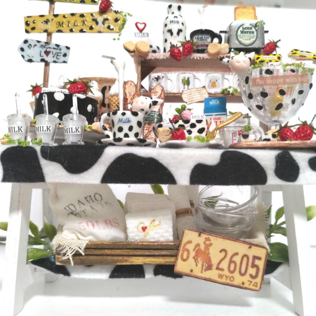 No.Ｃ230 楽しいモゥモゥスイーツセット　(全てテーブルと接着済み)