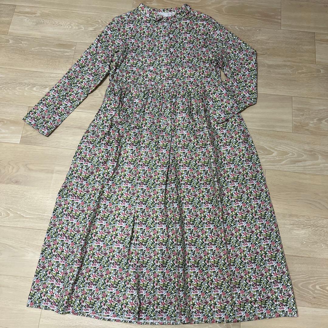 【ツハルバイサマンサモスモス】ストロベリーツリー リバティ ロングワンピース