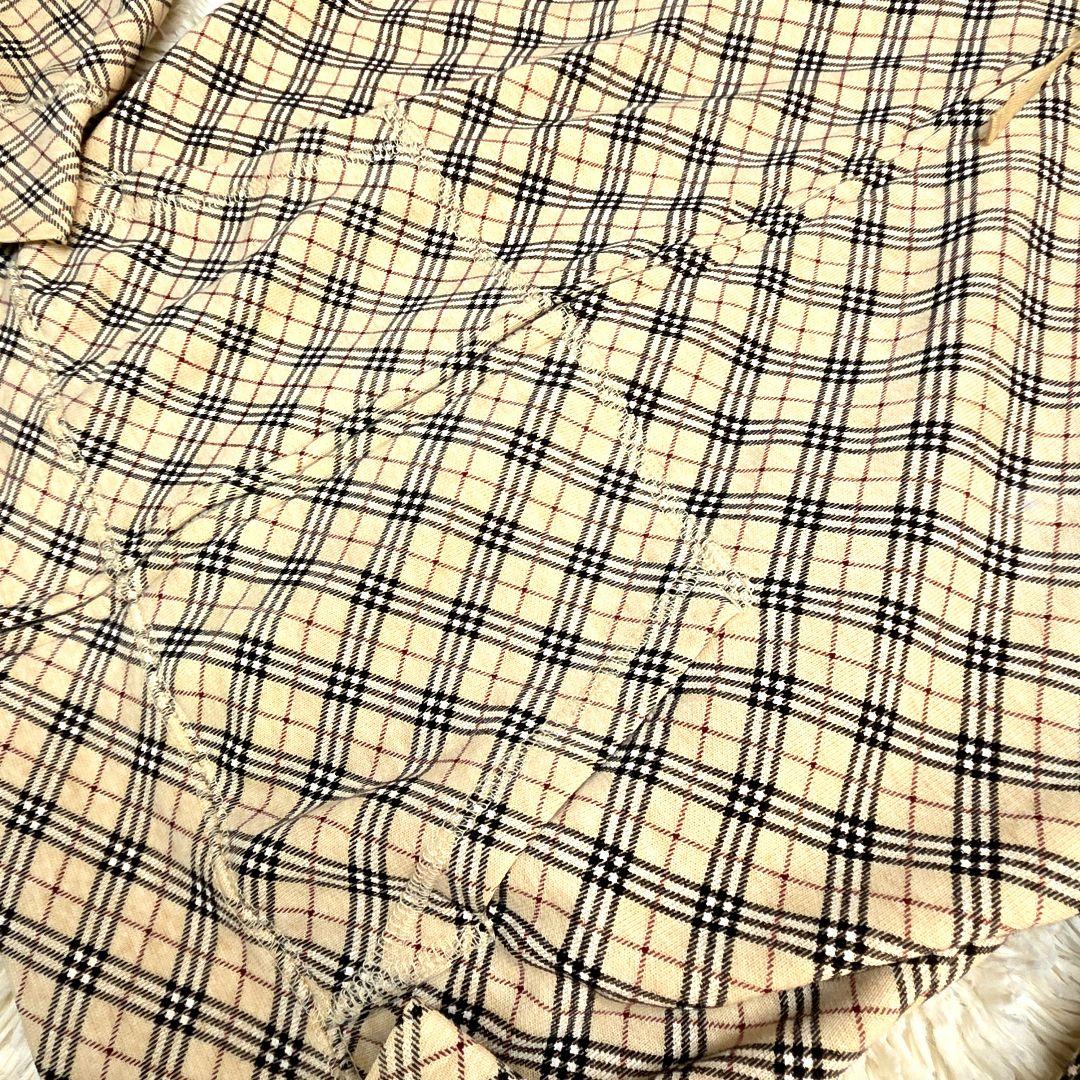 BURBERRY　BLUE LABEL ノバチェック　ジップアップパーカー　M