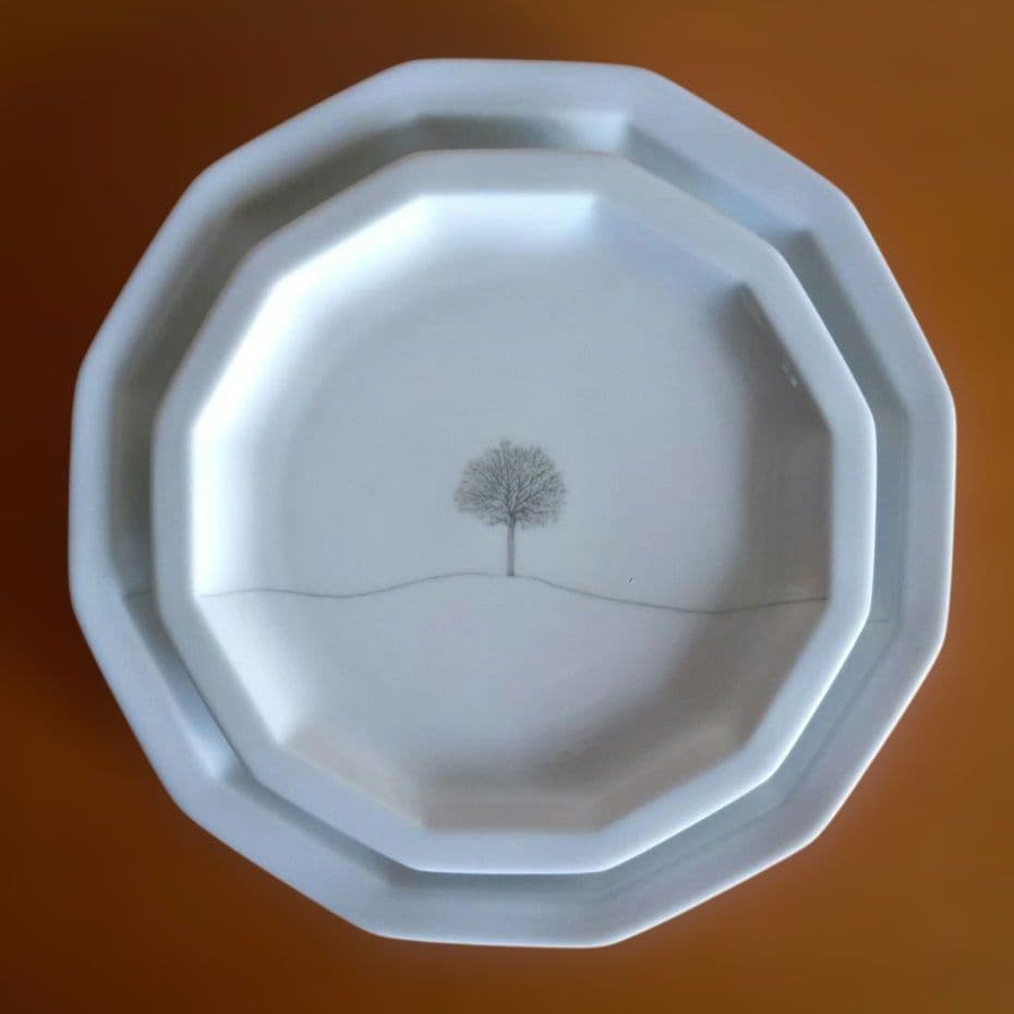 【廃盤品】ローゼンタール studioーline 冬の旅 プレート ５枚