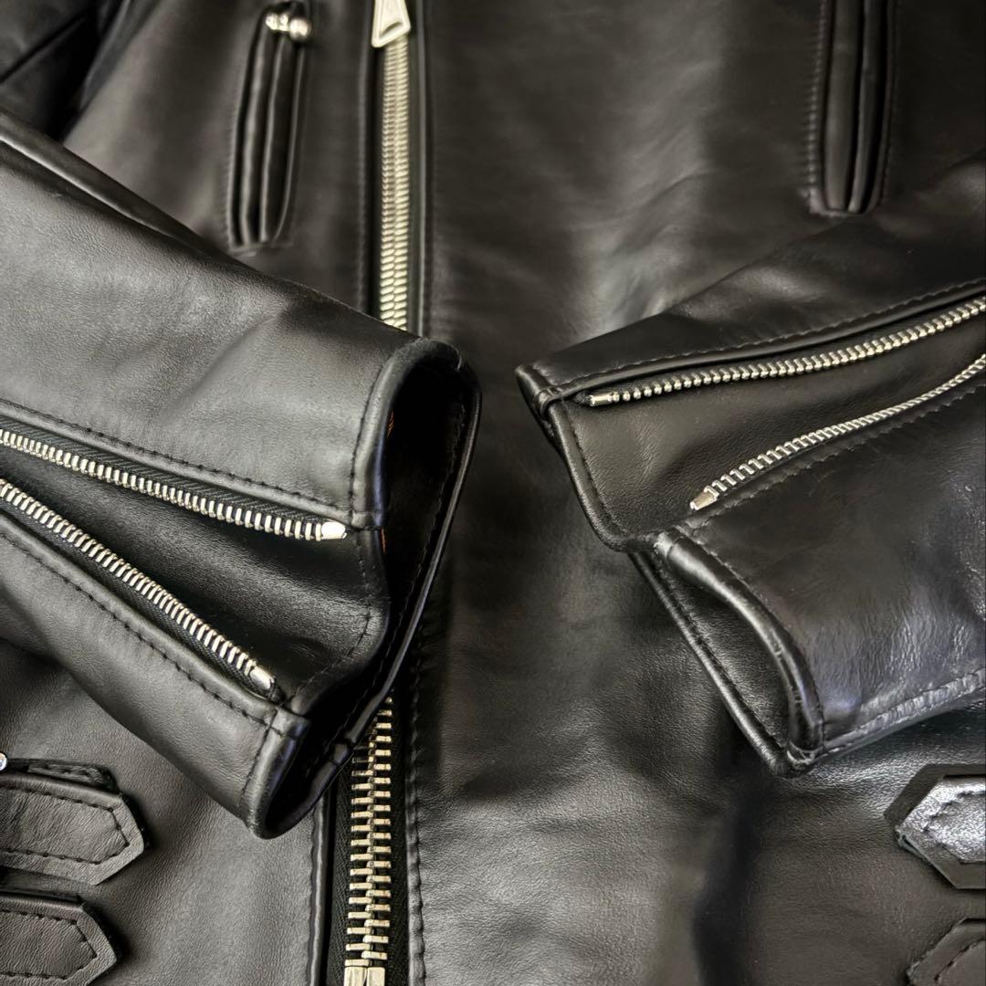 Lewis Leathers 36 ライトニング ダブルライダース 馬革