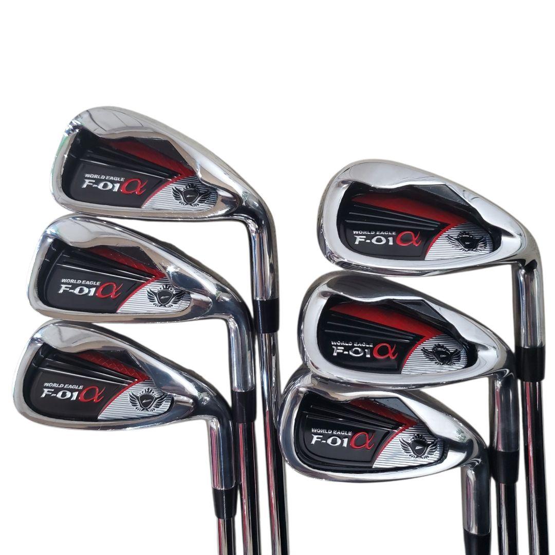 【極美品】ワールドイーグル F-01α メンズ 11本フルセット チッパー付