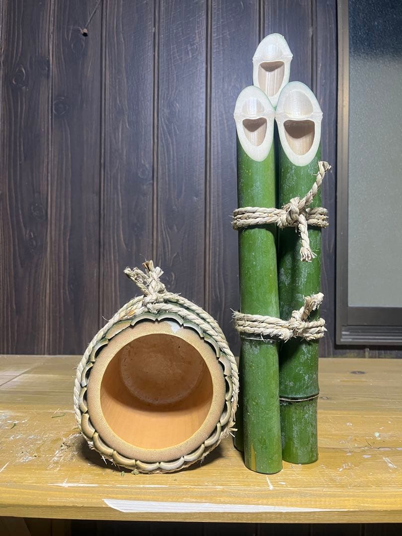 門松 一対　約50センチ サービスで装飾同封いたします。