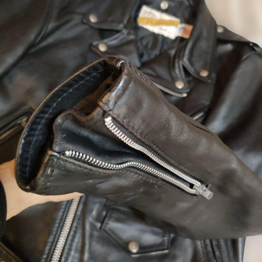 良品人気618Schottダブルライダースバイカータグ４０ダメでも対応有！