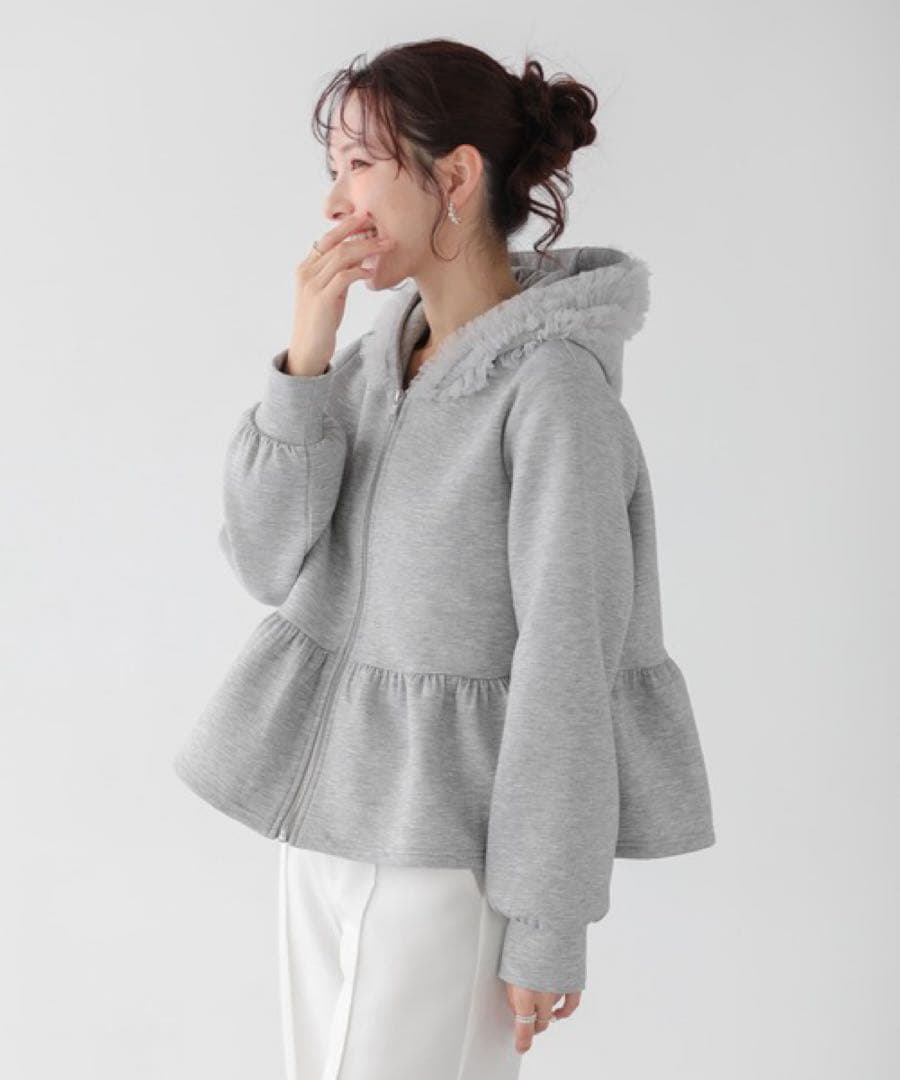 ダンボールチュールフードジップアップパーカー　フィットモア　chesty 好きに