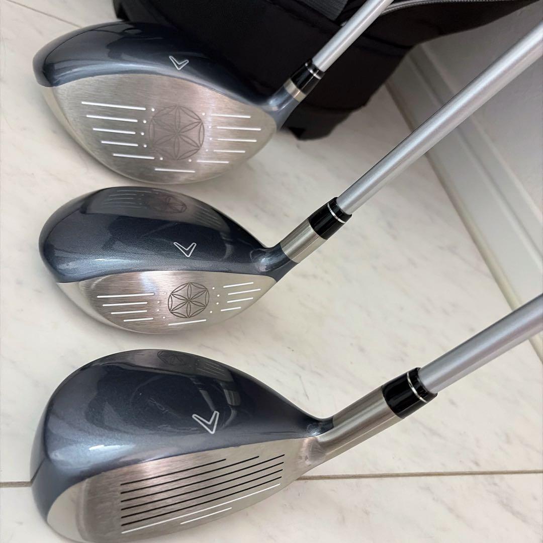 未使用に近い　最新モデル　キャロウェイ　ソレイユ　レディースゴルフクラブセット