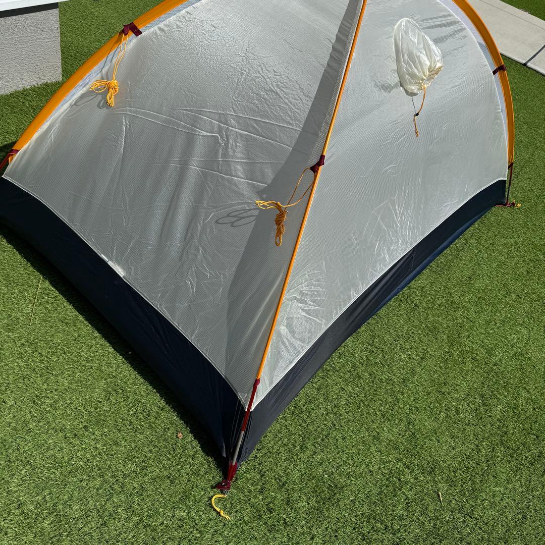 モンベル ステラリッジテント2型 イエロー フットプリント付