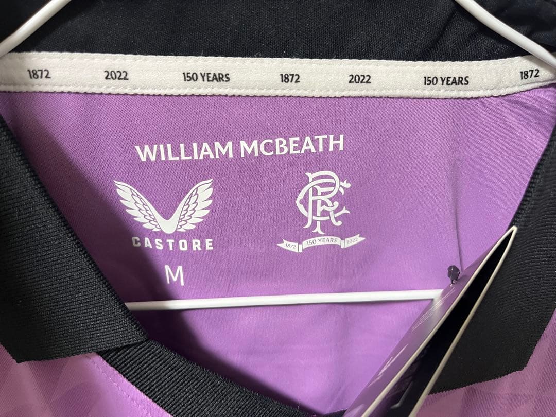 新品　21/22レンジャーズ150周年記念CASTORE ユニフォームMサイズ