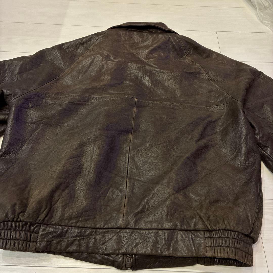 Y*n様 ヴィンテージ Wilsons レザージャケット ブラウン 本革 シボ