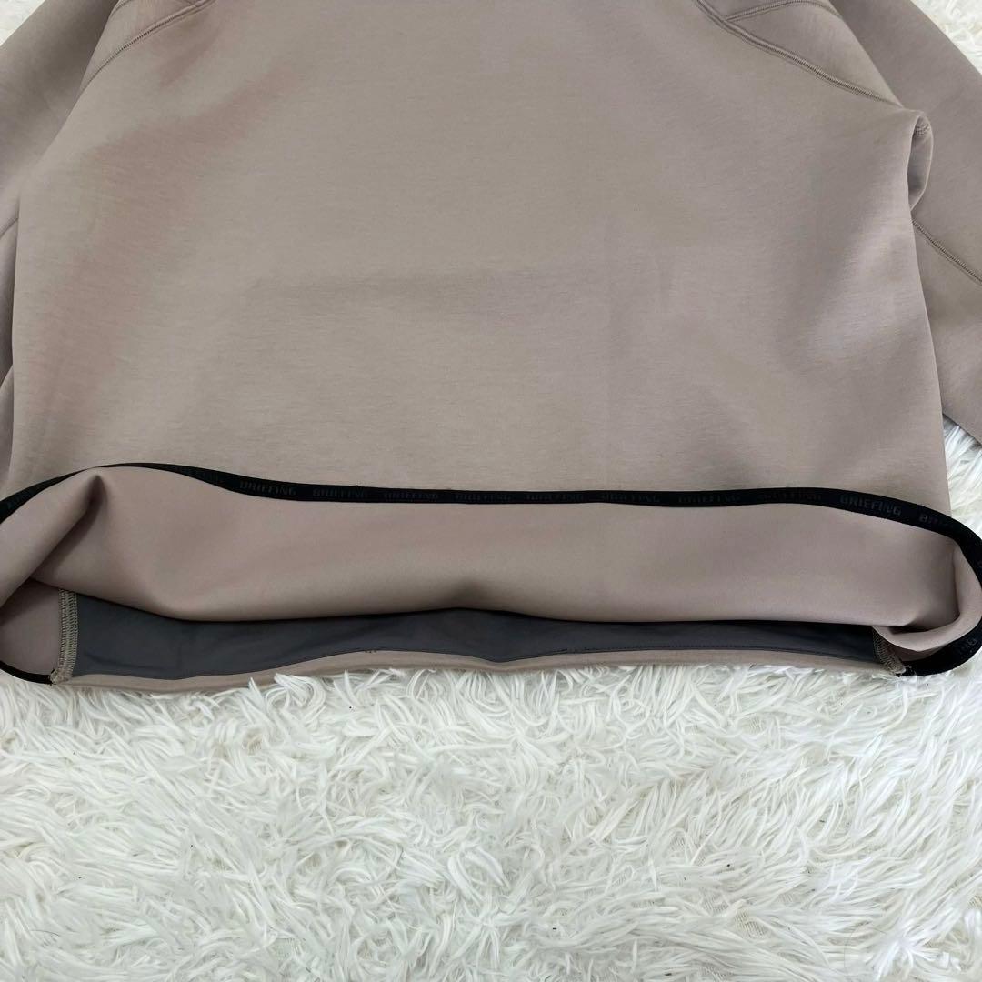 美品 近年モデルBRIEFING メンズ スエードフーディー パーカー XL