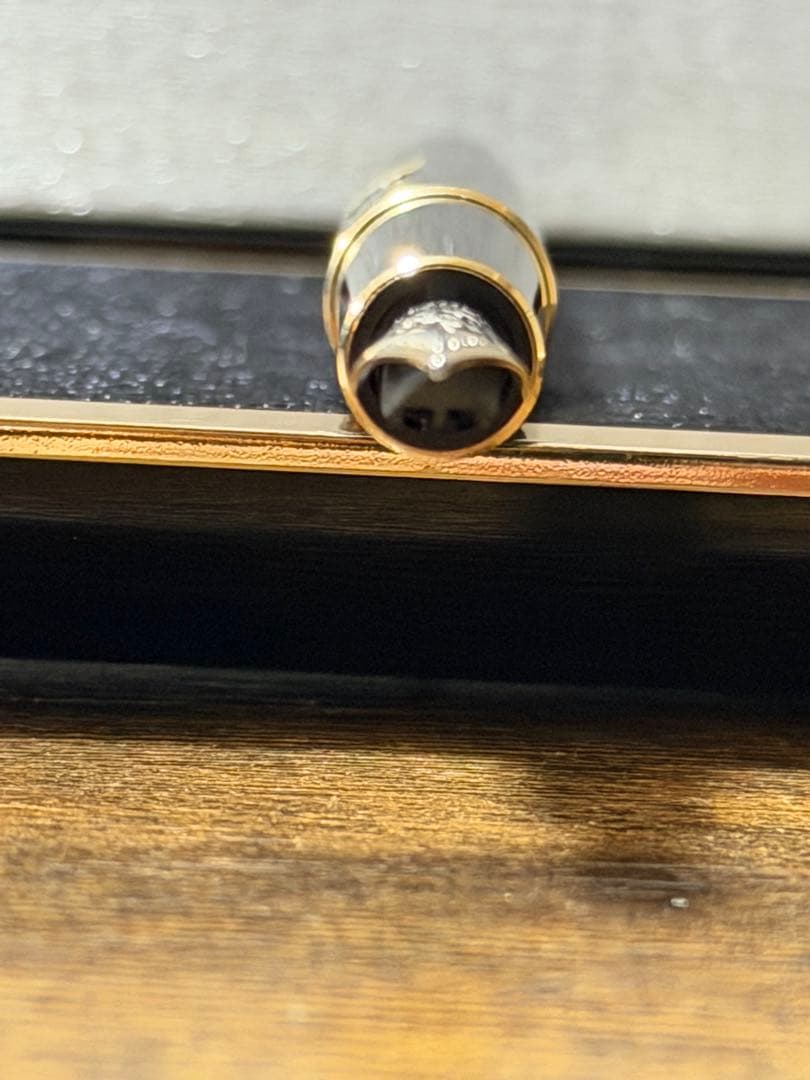 新品未使用　144 バイカラー　14金　ゴールド　モンブラン　万年筆　F 吸入器