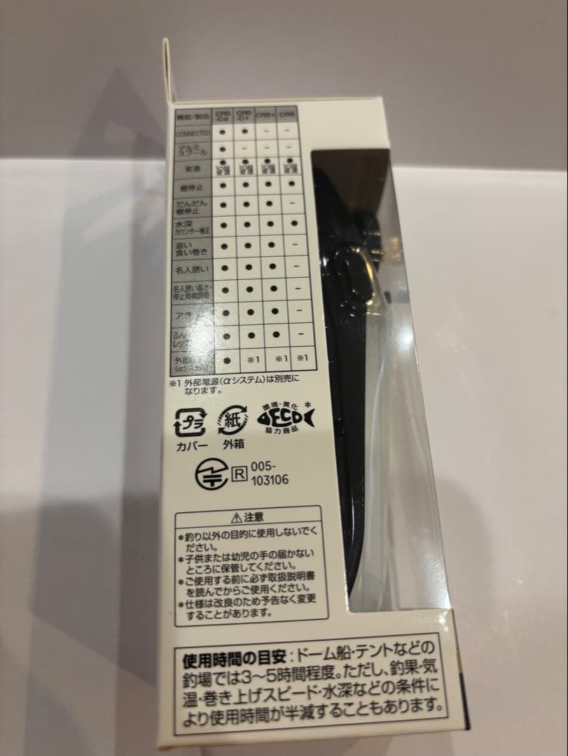 【新品未使用】クリスティア ワカサギ CRS-C+ メタルガンメタ/ホワイトGR