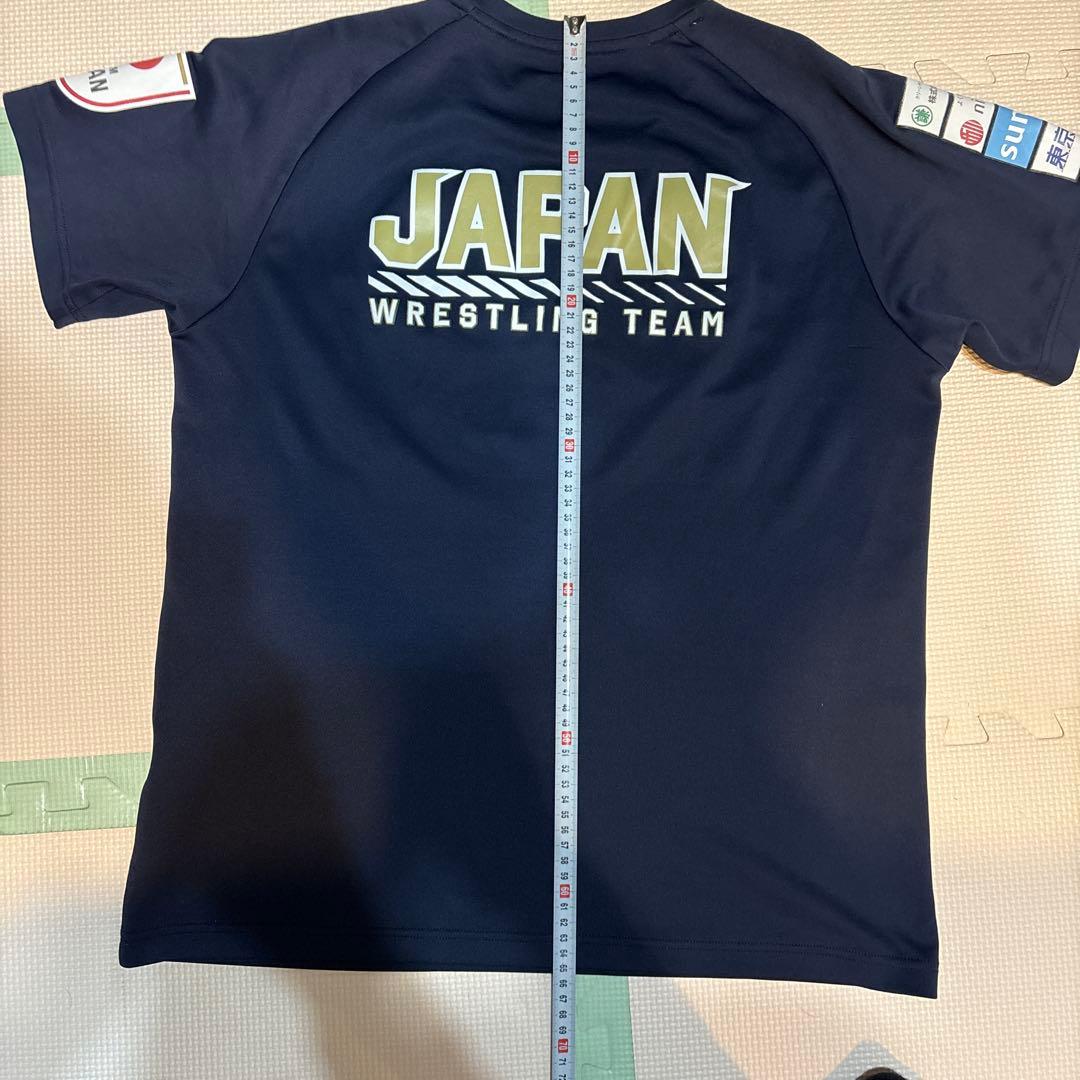 【レア】　レスリング　日本代表　支給品　シャツL