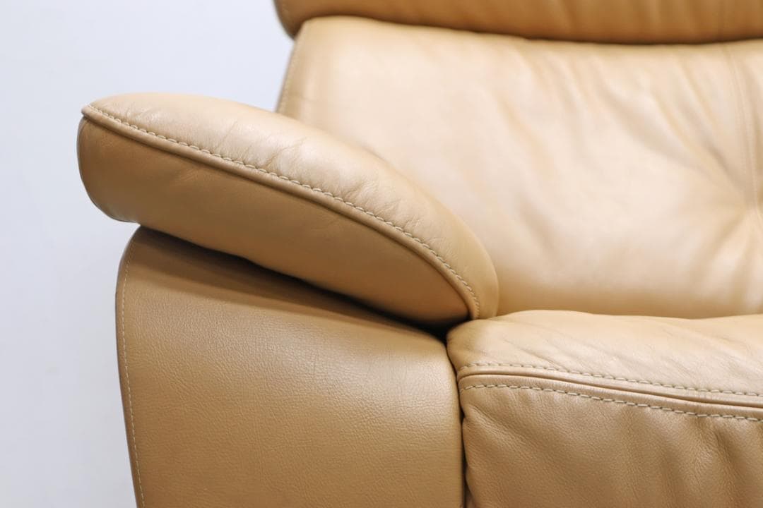 karimoku カリモク ZT73 本革 レザー 3P ソファ モダン