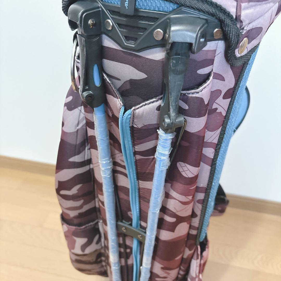 K377 Riviera リビエラ 迷彩柄 スタンドキャディバック