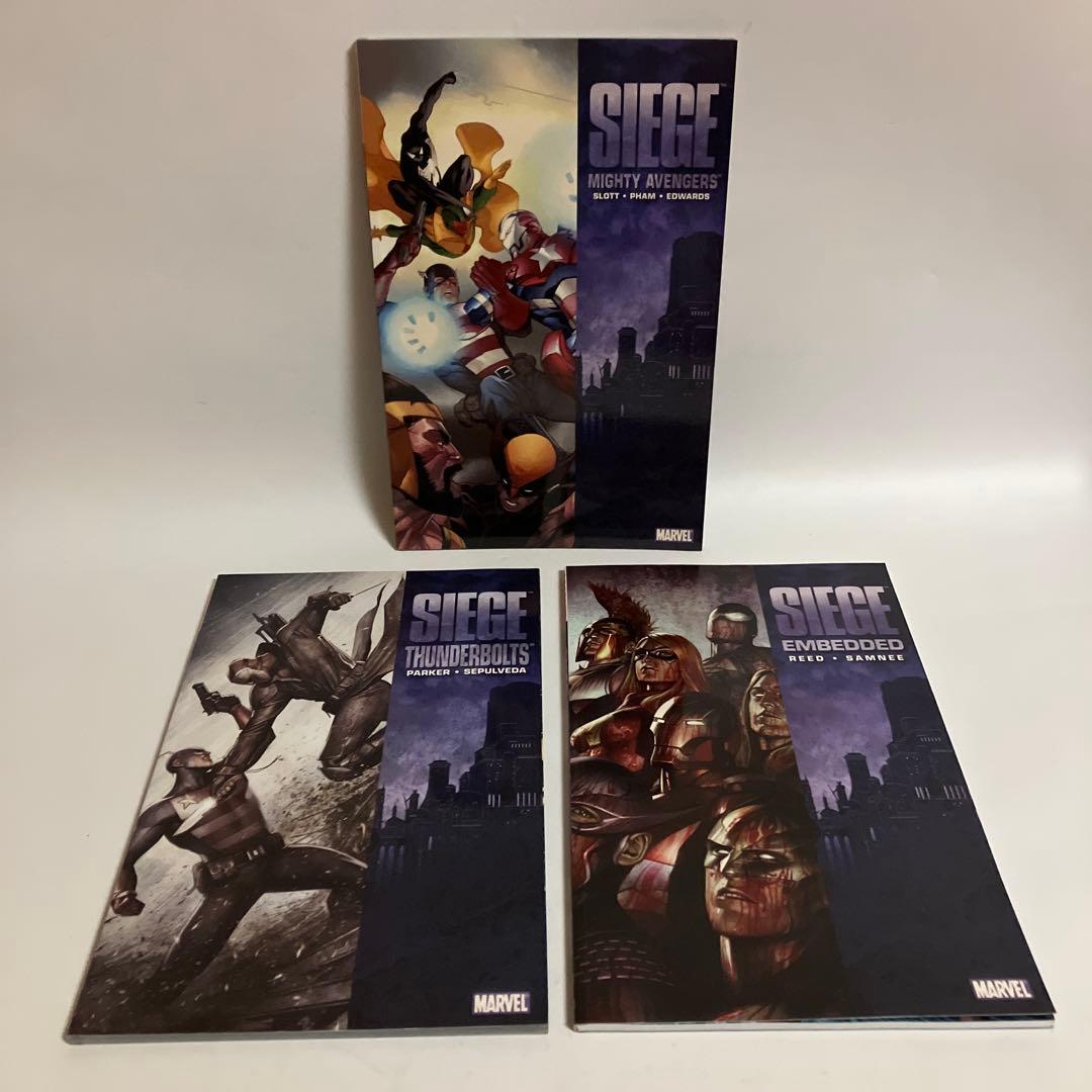 MARVEL SIEGE 関連6冊セット 英語版