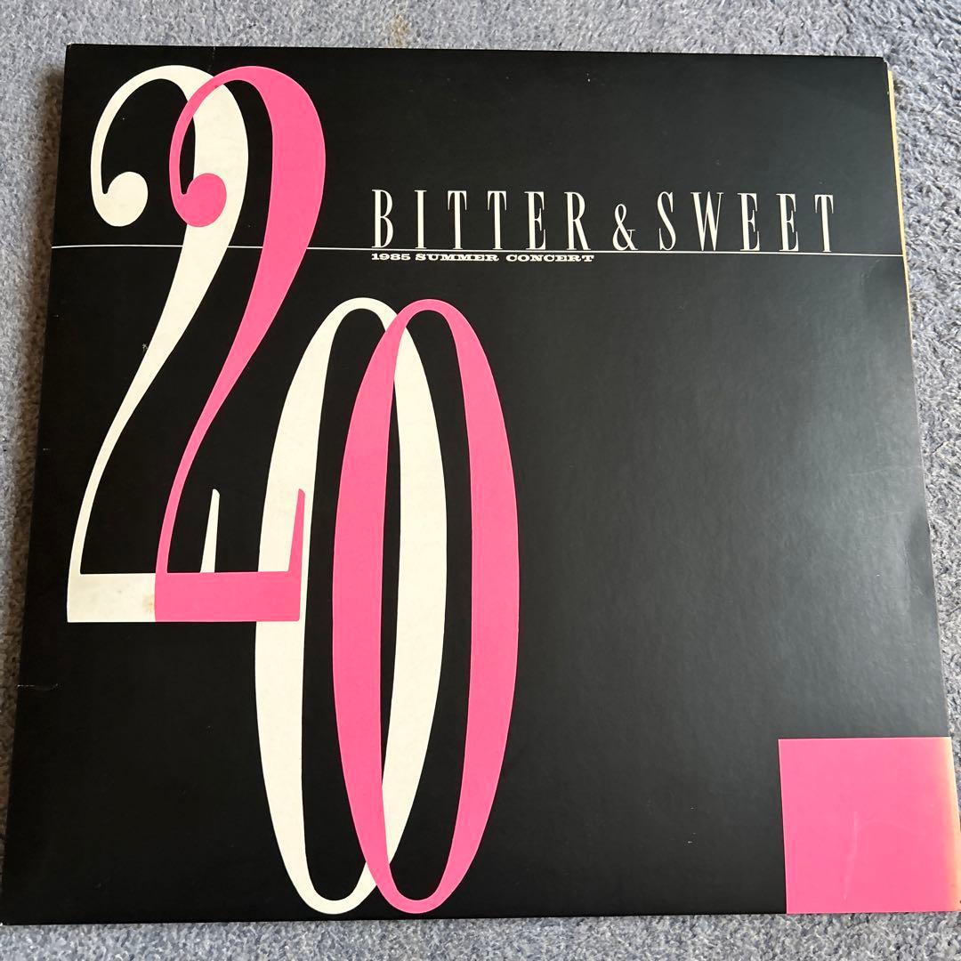 中森明菜　クリムゾン&ビターアンドスイート、パンフレット付き