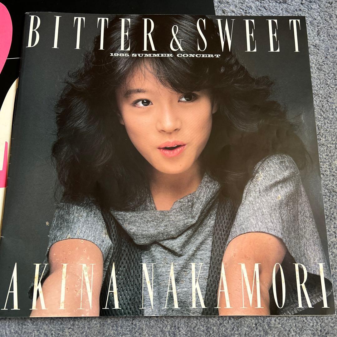 中森明菜　クリムゾン&ビターアンドスイート、パンフレット付き