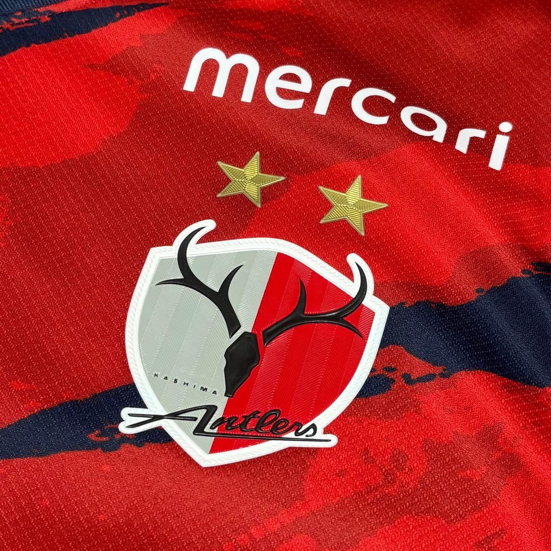 鹿島アントラーズ 鈴木優磨 ユニフォーム 2025 ナイキ 半袖レプリカ ホーム